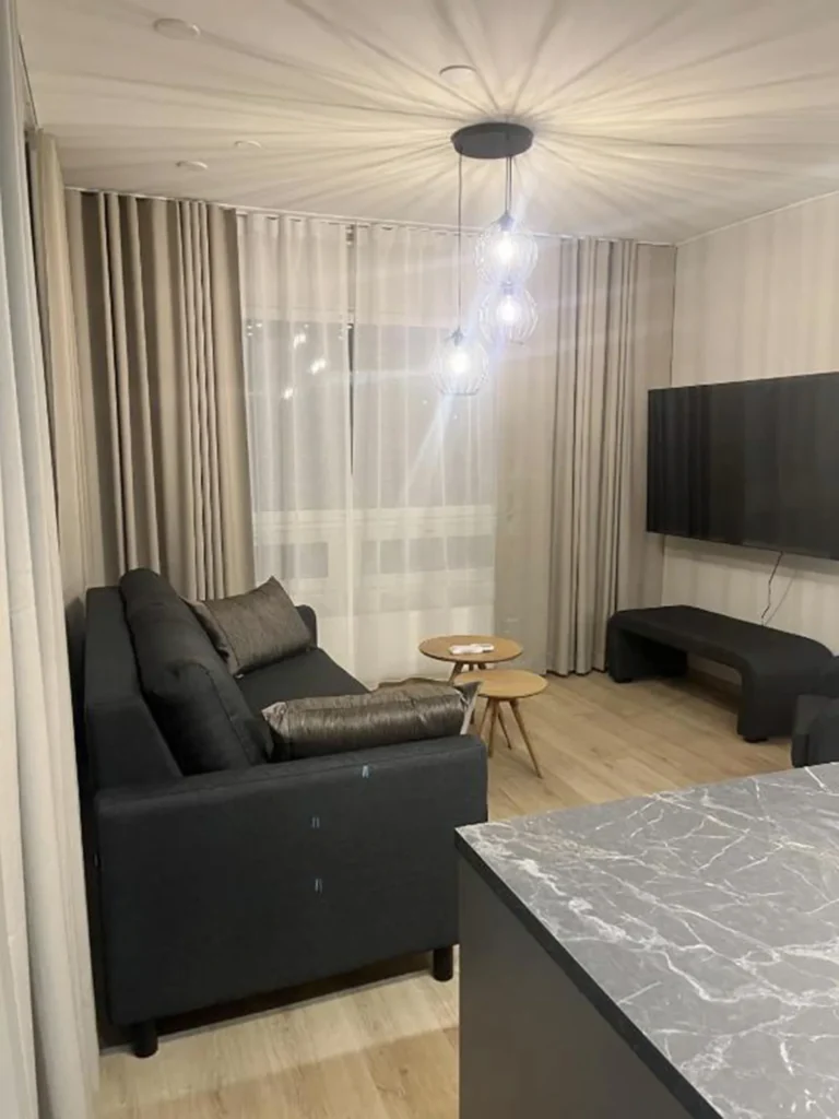 Villa Lippo – Olohuone ja keittiö